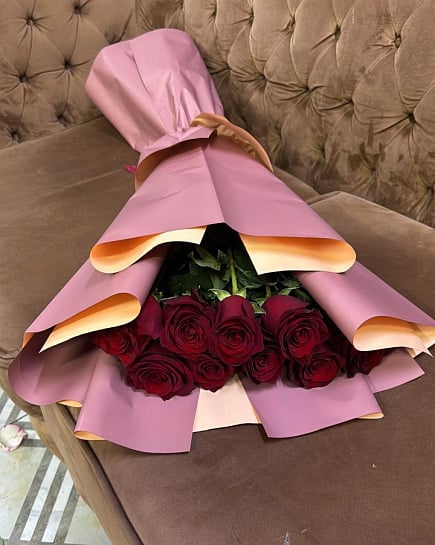 9 meter roses with delivery to Astana