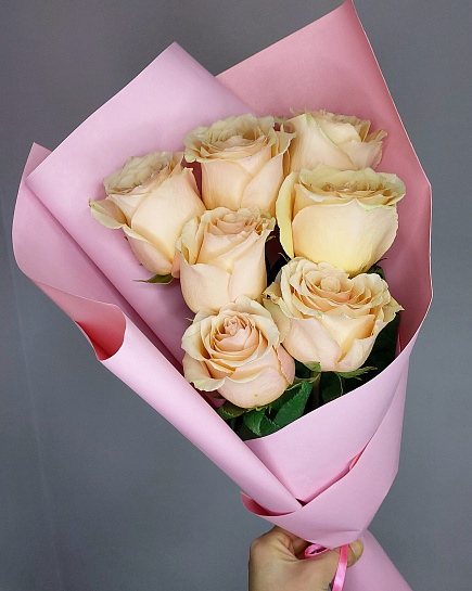Bouquet of Compliment (shade of roses to taste of the florist) flowers delivered to Pavlodar