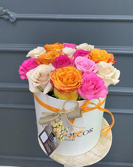 Bouquet of Colorful mix flowers delivered to Astana
