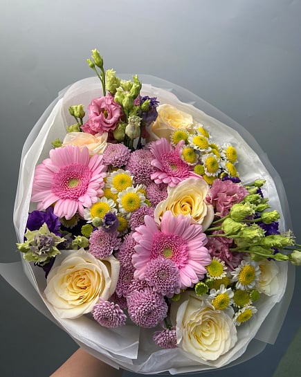 Цветочная палитра радости с доставкой по Астане