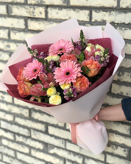 Bouquet of Bouquet with gerberas flowers delivered to Almaty