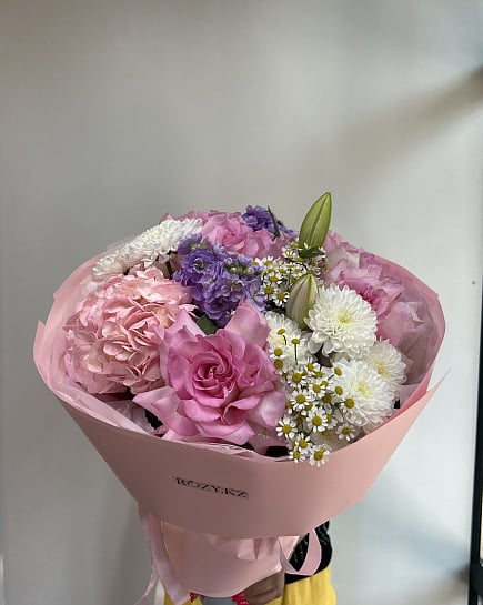 Цветочная палитра нежности with delivery to Astana