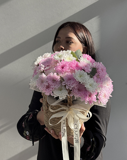 Assembled bouquet with delivery to Astana