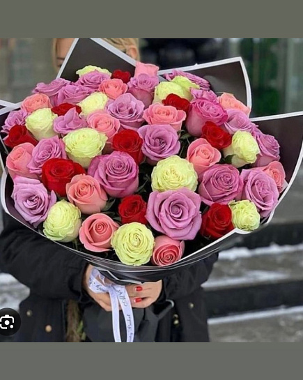 Bouquet of 51 mix flowers delivered to Taraz