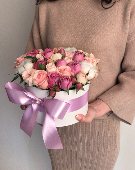 Bouquet of Nancy Pink flowers delivered to Astana