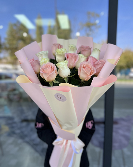 Bouquet of Bouquet of meter roses flowers delivered to Shymkent