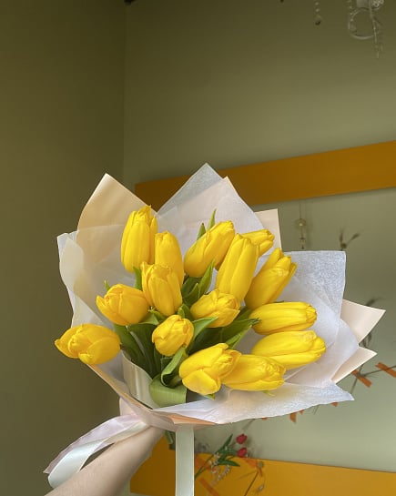 Солнечные тюльпаны с доставкой по Астане