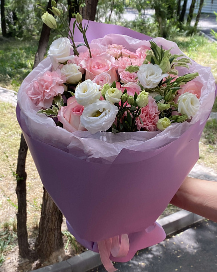 Bouquet of Fantasy flowers delivered to Almaty