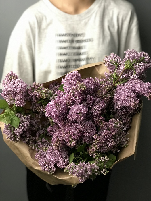 Bouquet of lilac flowers in a pack (10 pcs)