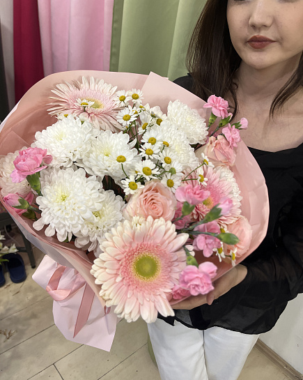 Assembled bouquet with delivery to Astana