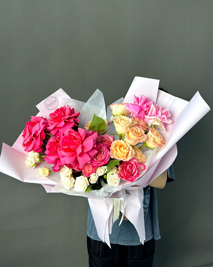 Bouquet of Floral creativity flowers delivered to Astana
