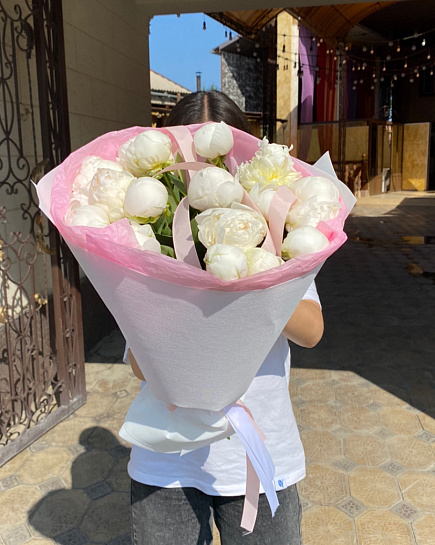 Bouquet of Peonies flowers delivered to Taraz