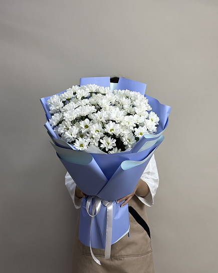 Bouquet of Chrysanthemum L flowers delivered to Astana