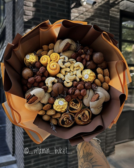 Bouquet of Dried fruit bouquet flowers delivered to Astana