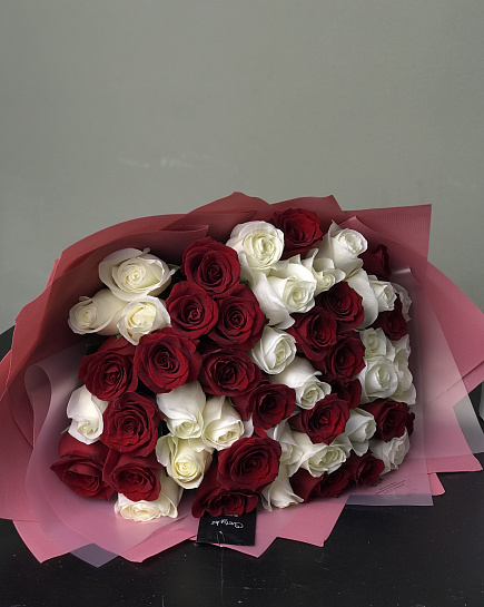 Bouquet of love confession flowers delivered to Astana