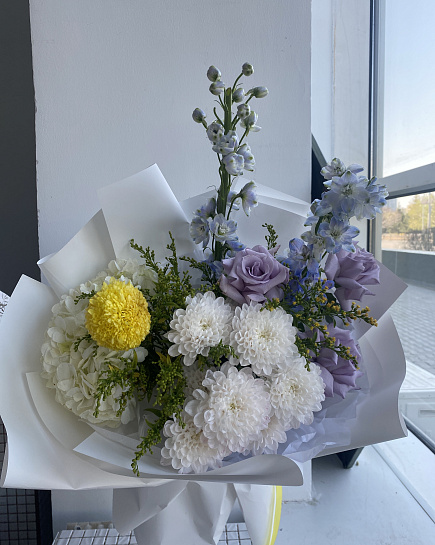 Assembled bouquet with delivery to Astana