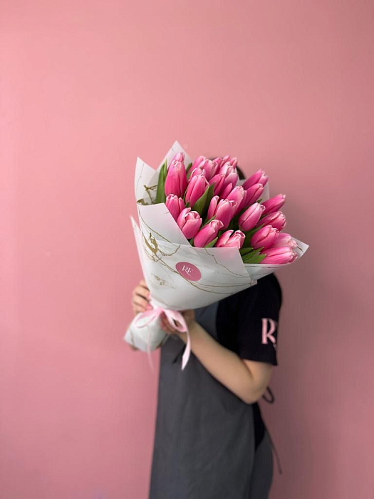 Розовые Тюльпаны 