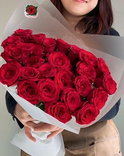 Bouquet of First date flowers delivered to Astana