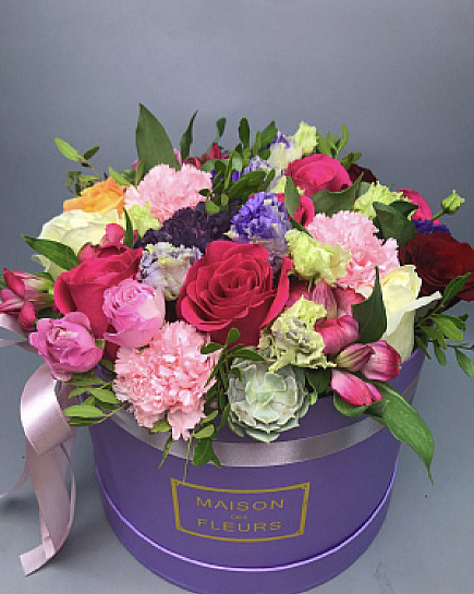 Bouquet of Bright box flowers delivered to Rudniy