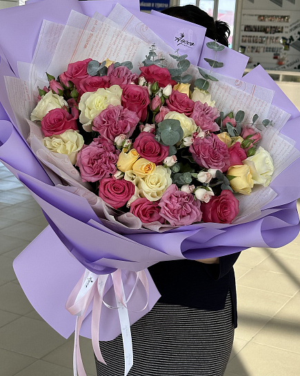 Bouquet of For you flowers delivered to Uralsk
