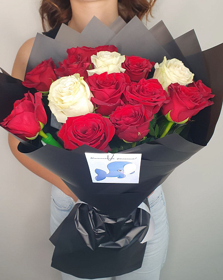 Bouquet of Romance flowers delivered to Astana