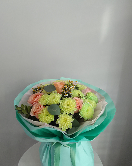 Assembled bouquet with delivery to Astana