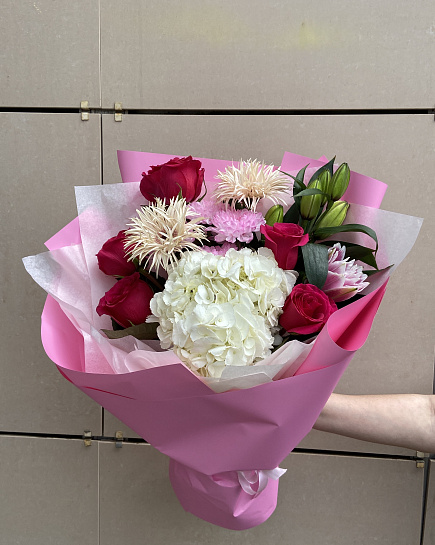 Assembled bouquet with delivery to Astana