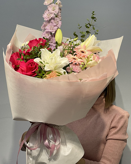 Bouquet of March 8 flowers delivered to Astana