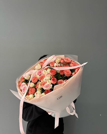 Bouquet of 15 branches of bush with delivery to Astana