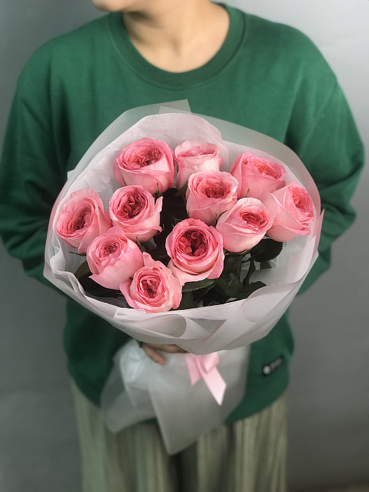 Peony roses 11 pcs