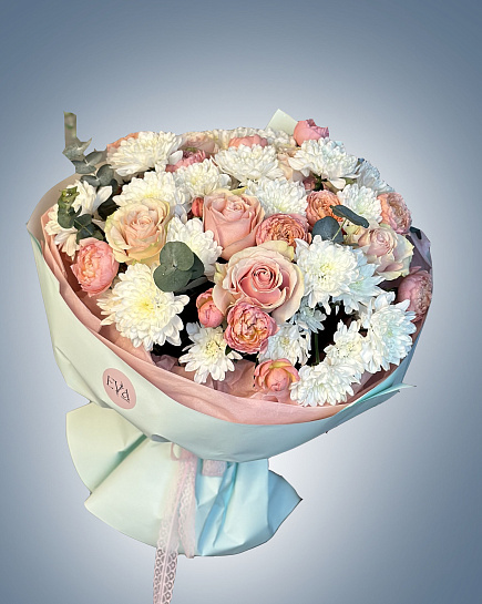 Bouquet of Relentless attraction flowers delivered to Almaty