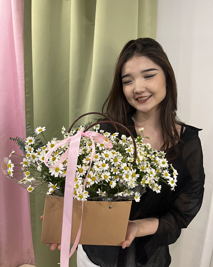 Assembled bouquet with delivery to Astana