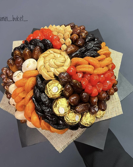 Bouquet of dried fruit bouquet flowers delivered to Astana