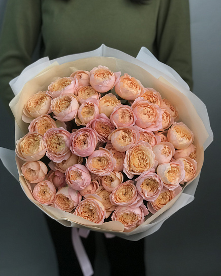 Monobouquet of spray roses Juliette 15 pcs with delivery to Astana