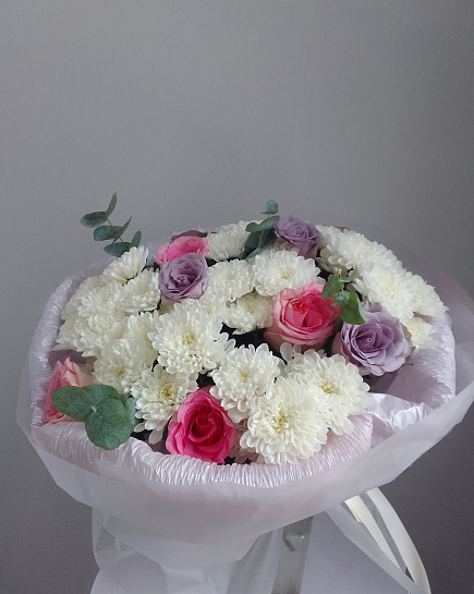 Assembled bouquet with delivery to Astana