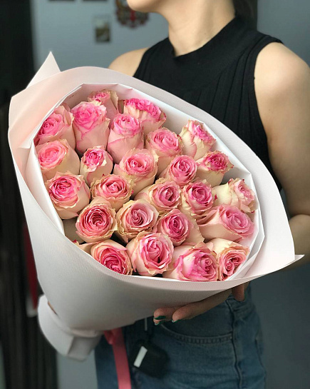 Bouquet of 21 Roses (color to the florist's taste) flowers delivered to Astana