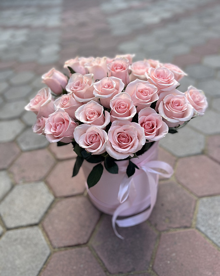 Flowers in a box with delivery to Rudniy