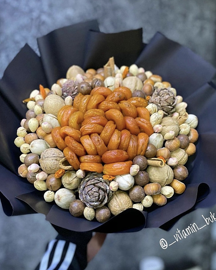 Bouquet of Dried fruit bouquet with nuts flowers delivered to Astana