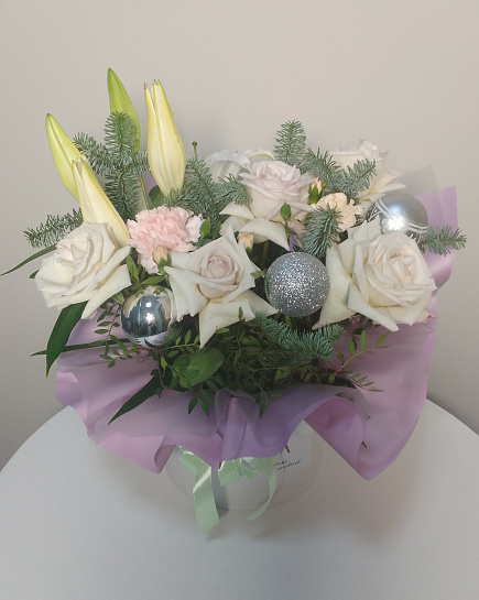 Bouquet of New Year's magic flowers delivered to Astana
