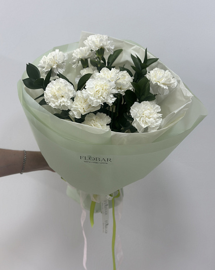 Bouquet of Dianthus mono flowers delivered to Astana