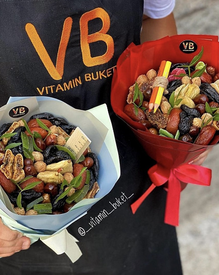 Dried fruit bouquet for September 1 with delivery to Astana