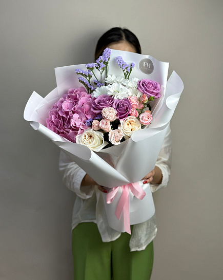 Bouquet of Fragrant flowers delivered to Astana