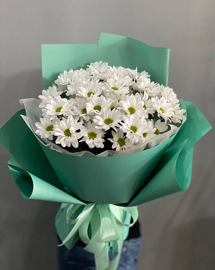 Bouquet of Bouquet of chrysanthemums flowers delivered to Astana
