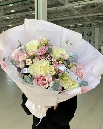 Сборный нежный букет  с доставкой по Уральске