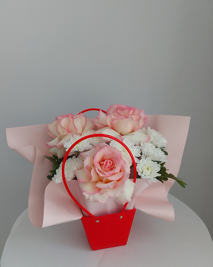 Assembled bouquet with delivery to Astana