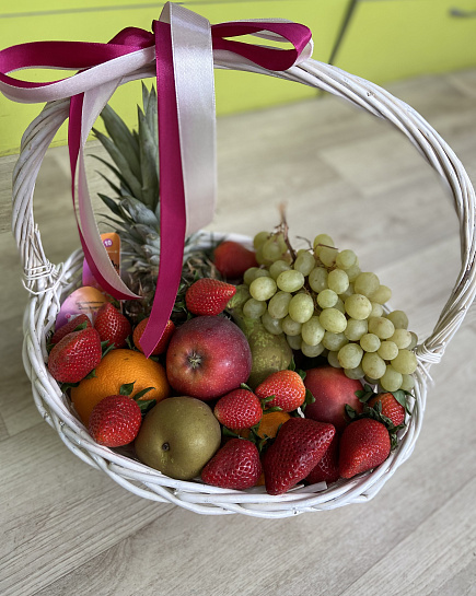 Fruit basket 2 with delivery to Kostanay.