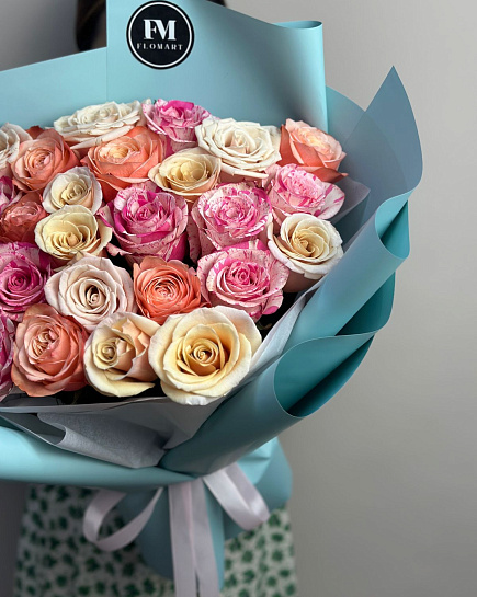 Bouquet of happy flowers delivered to Astana