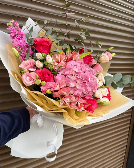 Bouquet of tender kiss flowers delivered to Almaty