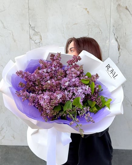 Lilac tenderness with delivery to Almaty