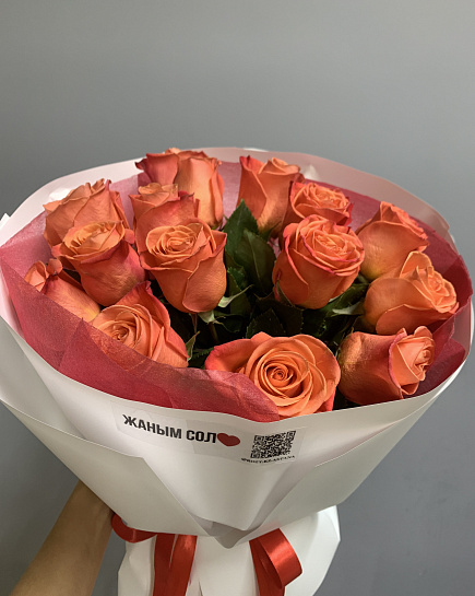 Assembled bouquet with delivery to Astana